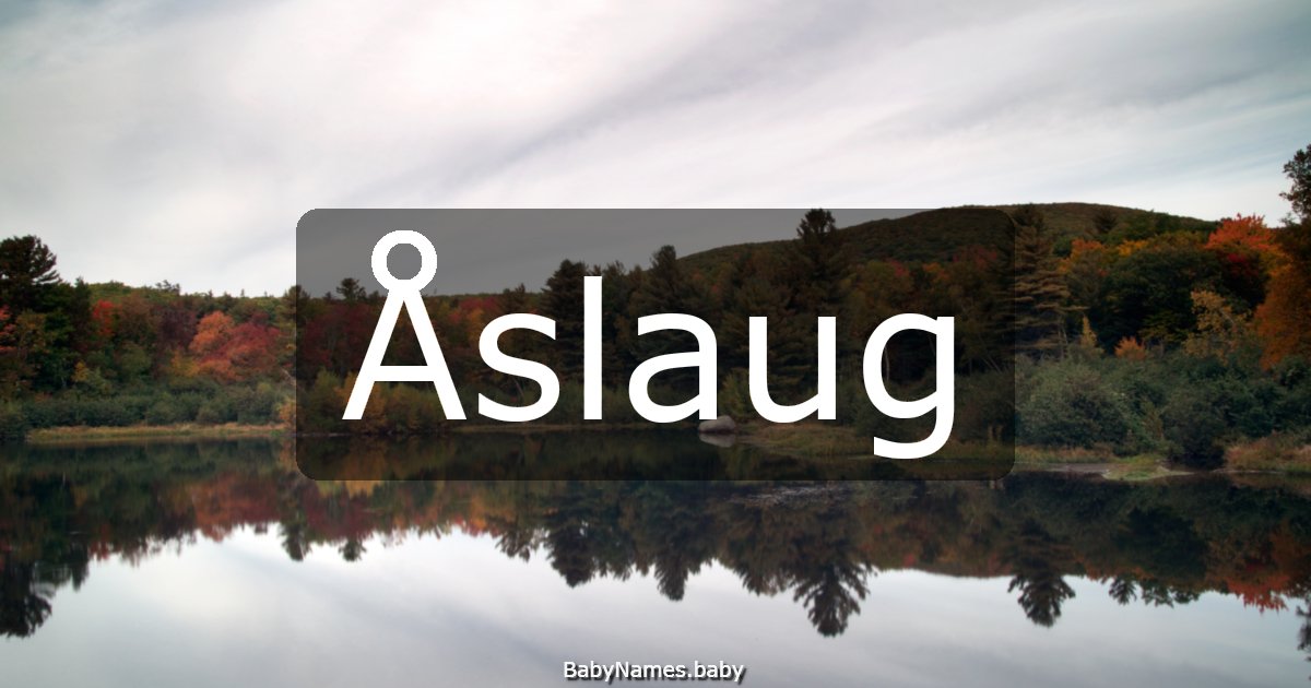 Åslaug