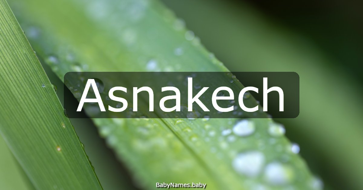 Asnakech
