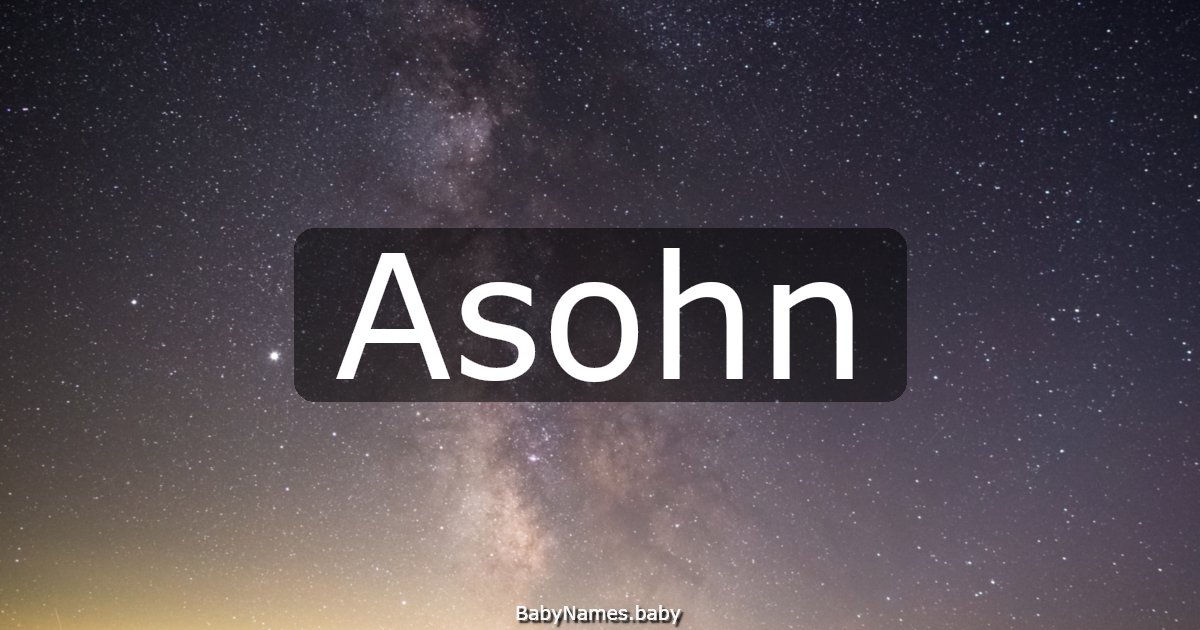 Asohn