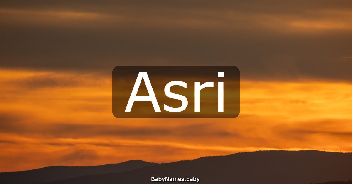 Asri