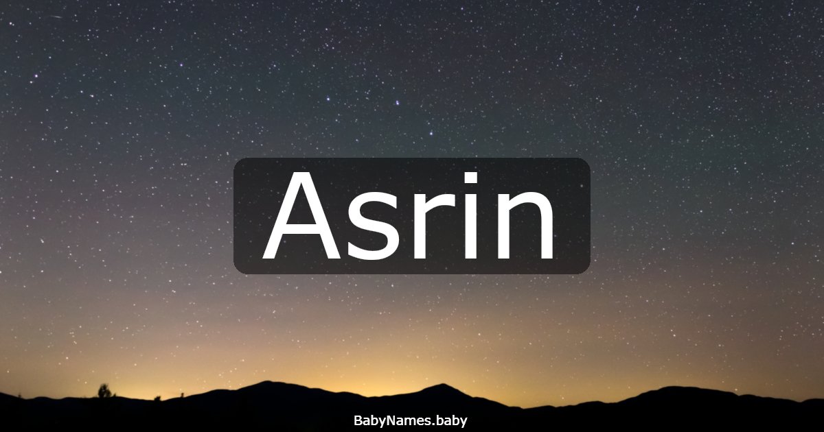 Asrin