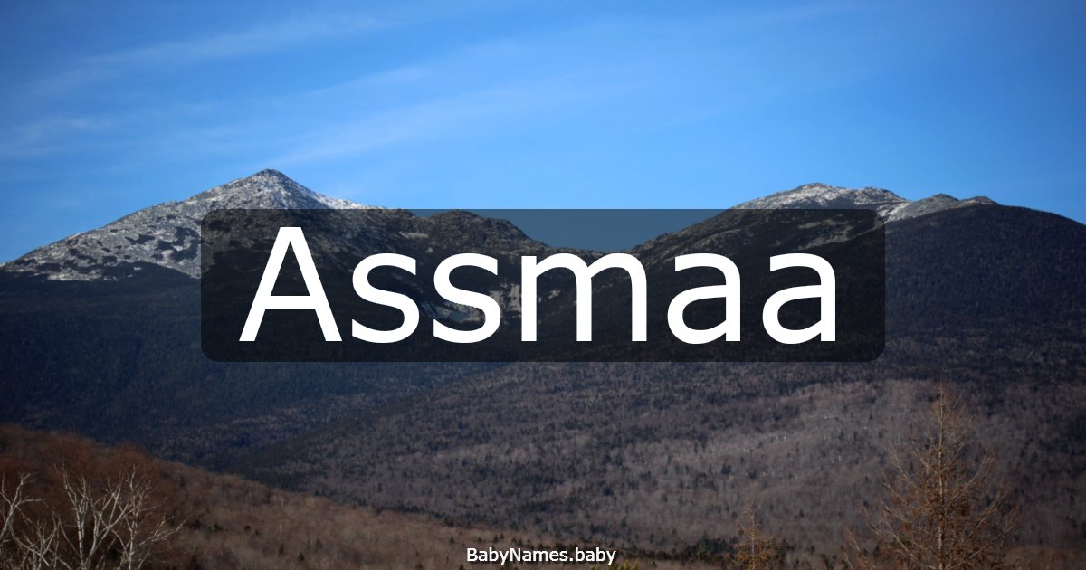 Assmaa