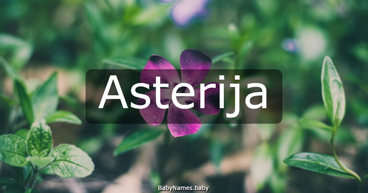 Asterija