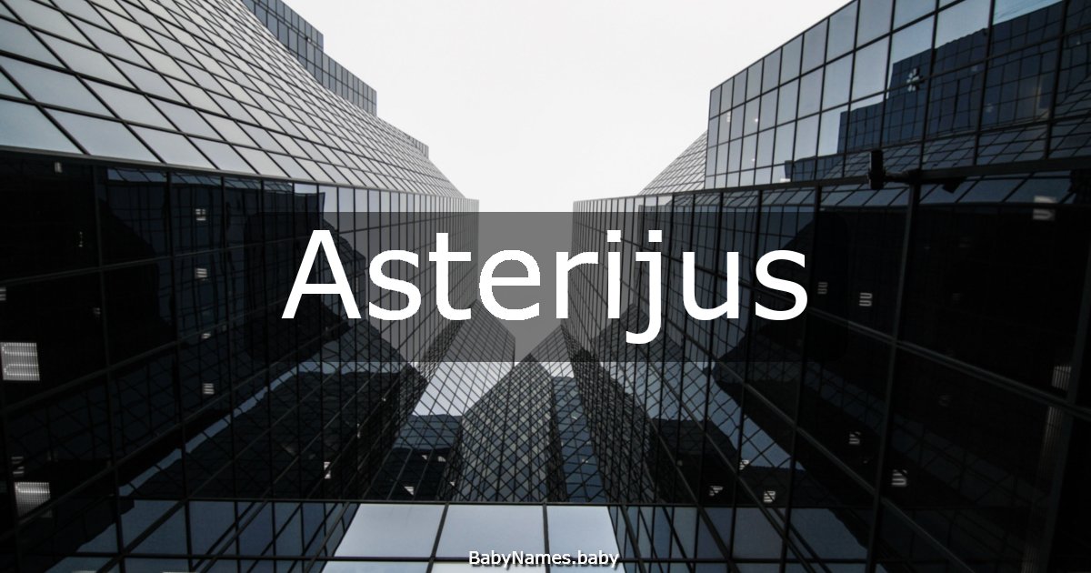 Asterijus