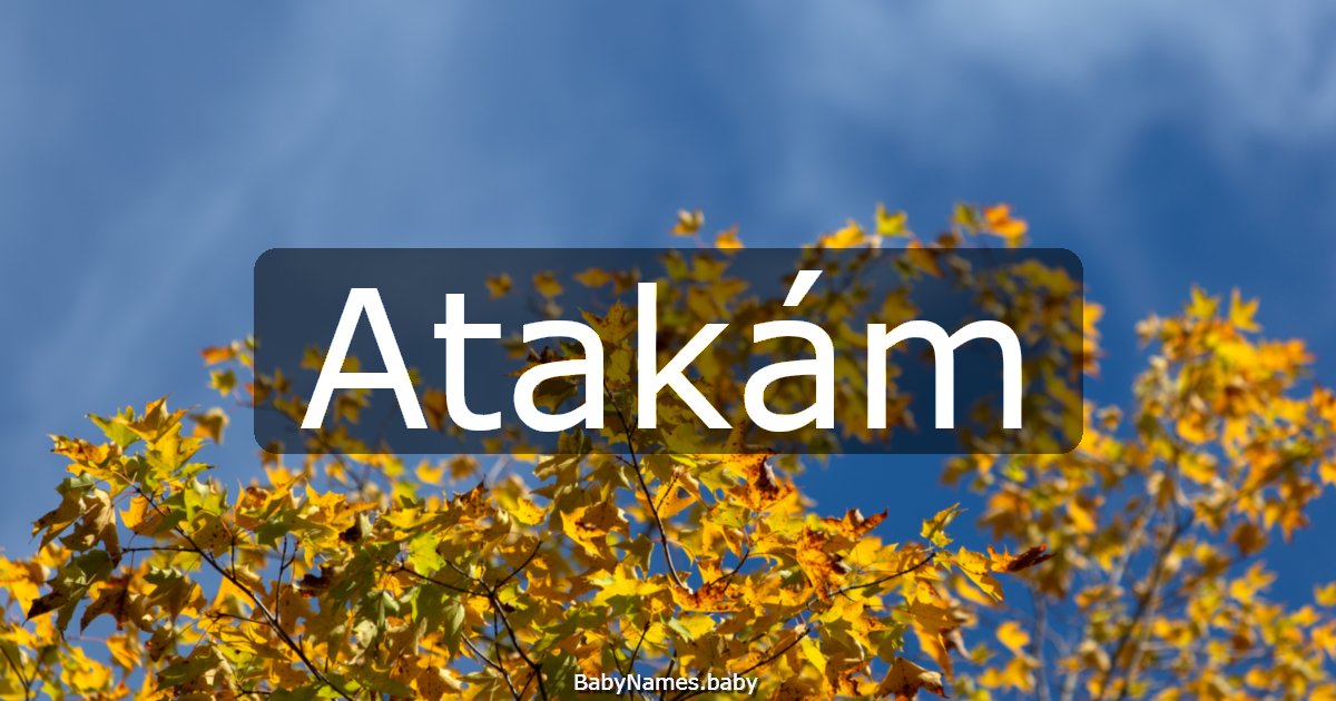 Atakám