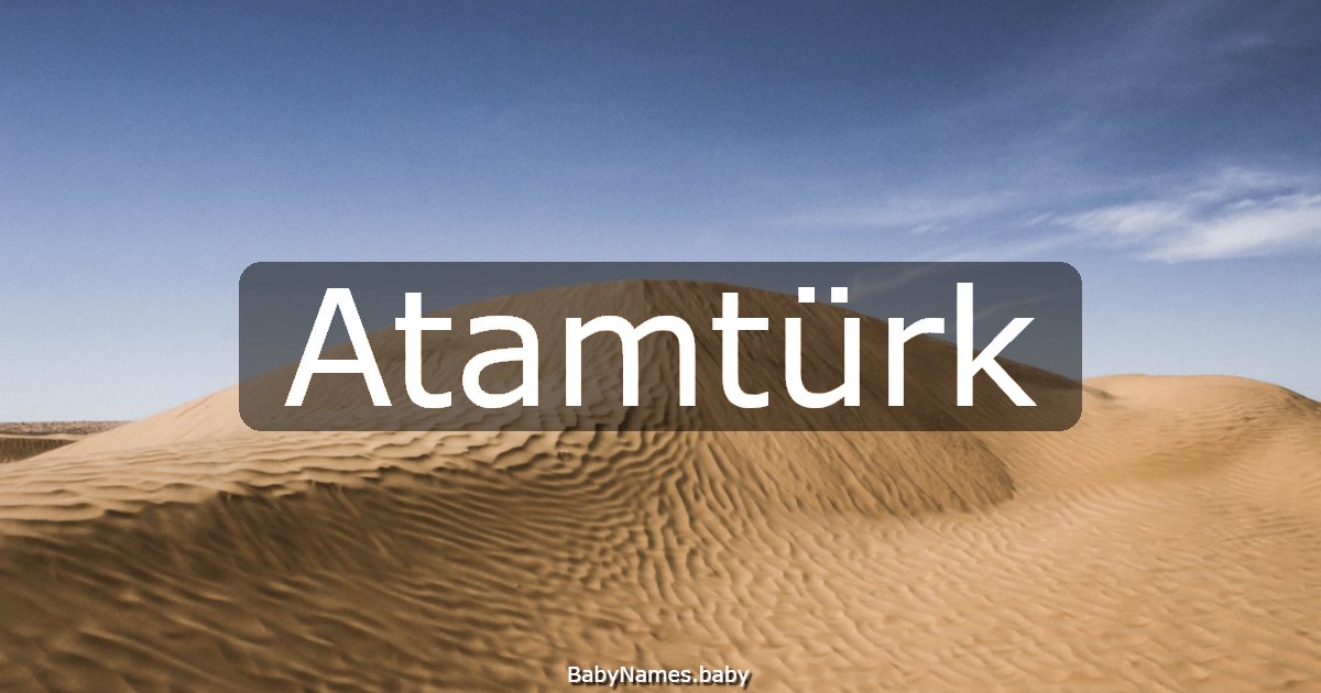 Atamtürk