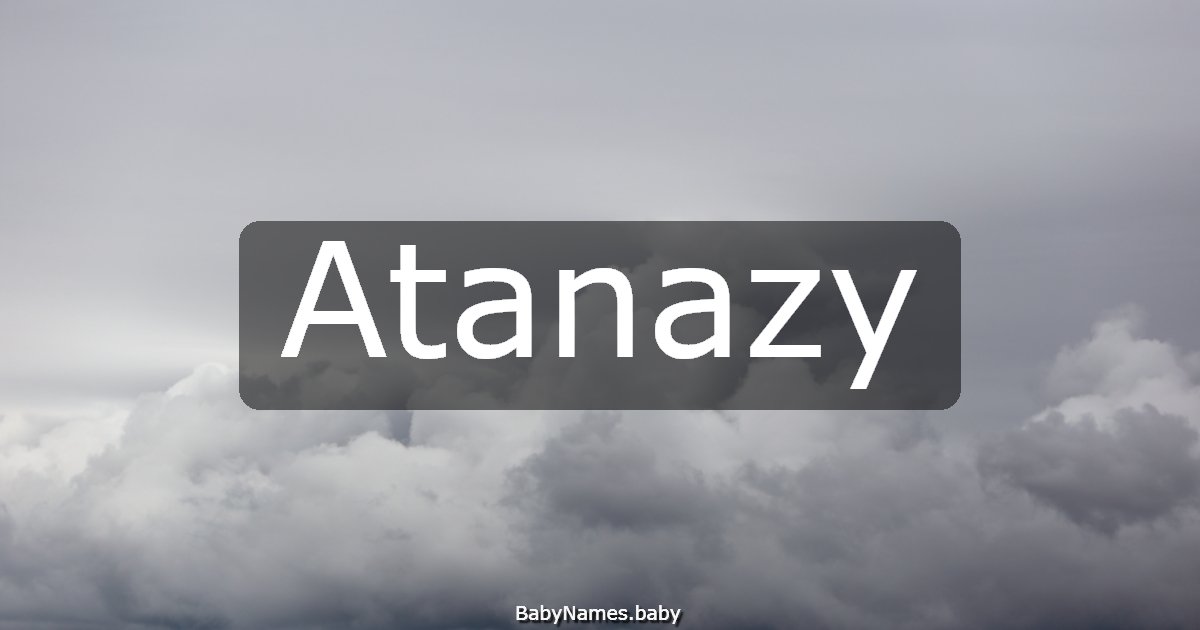 Atanazy