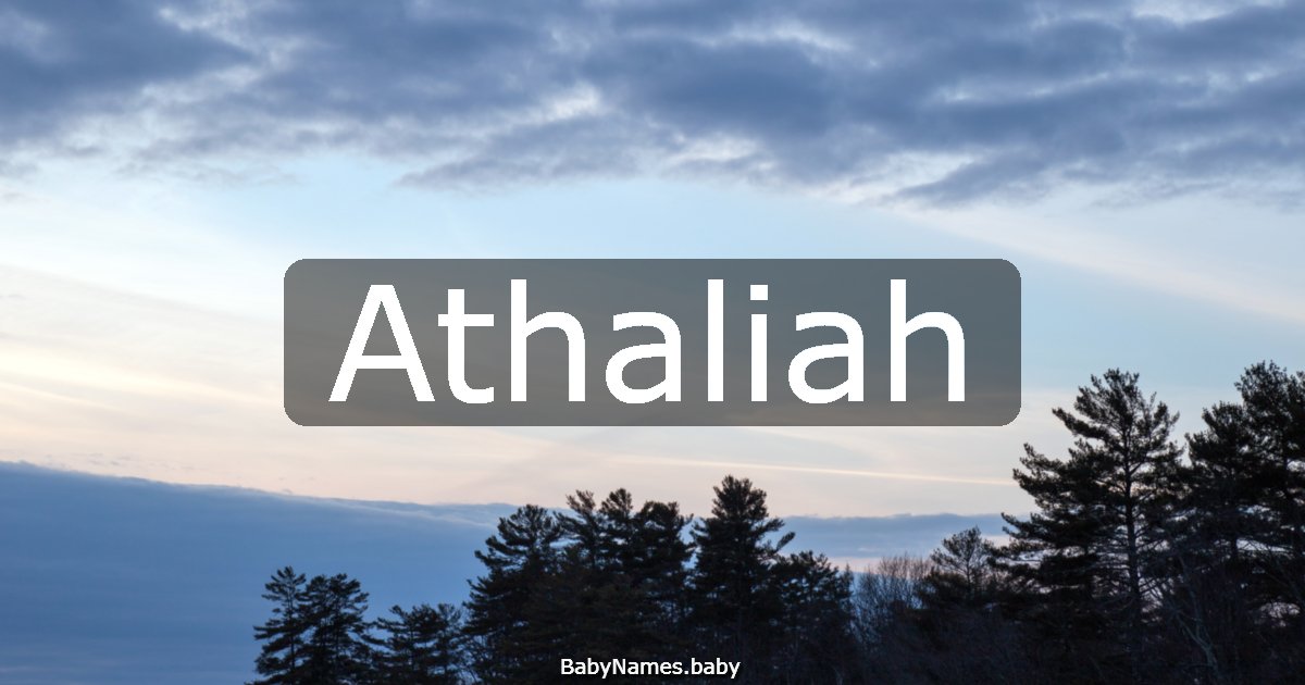 Athaliah
