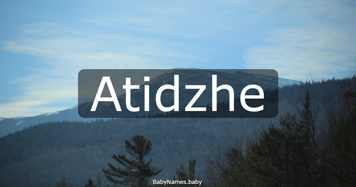 Atidzhe