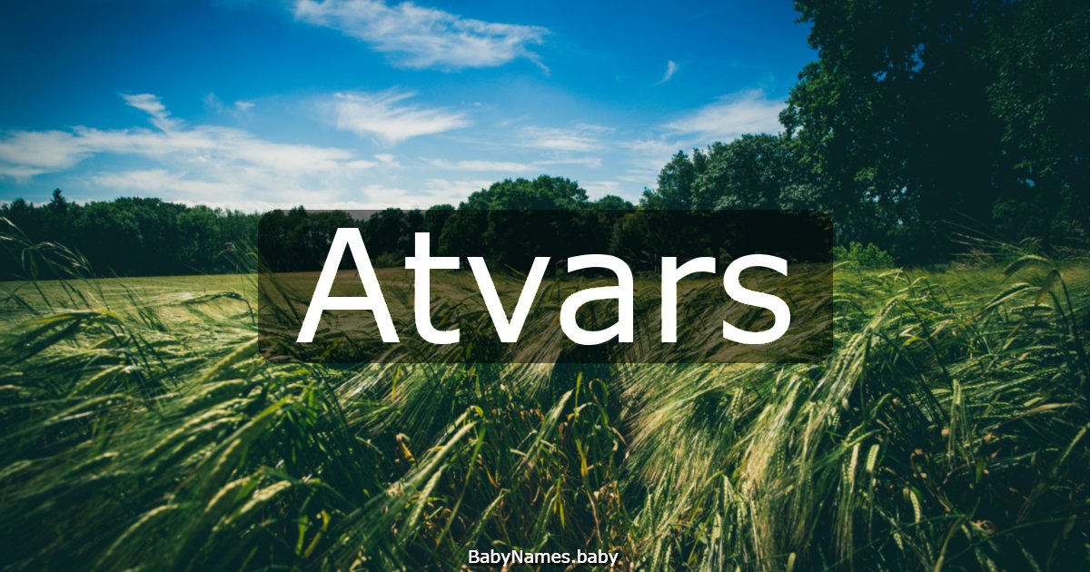 Atvars