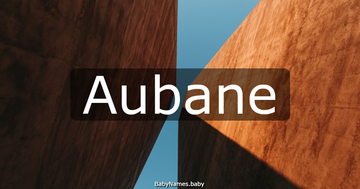 Aubane