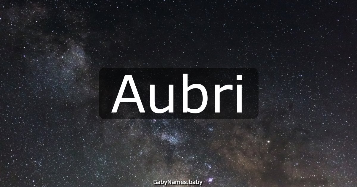 Aubri