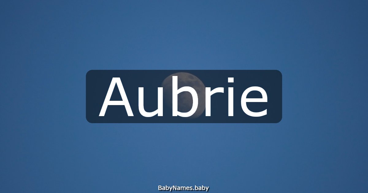 Aubrie