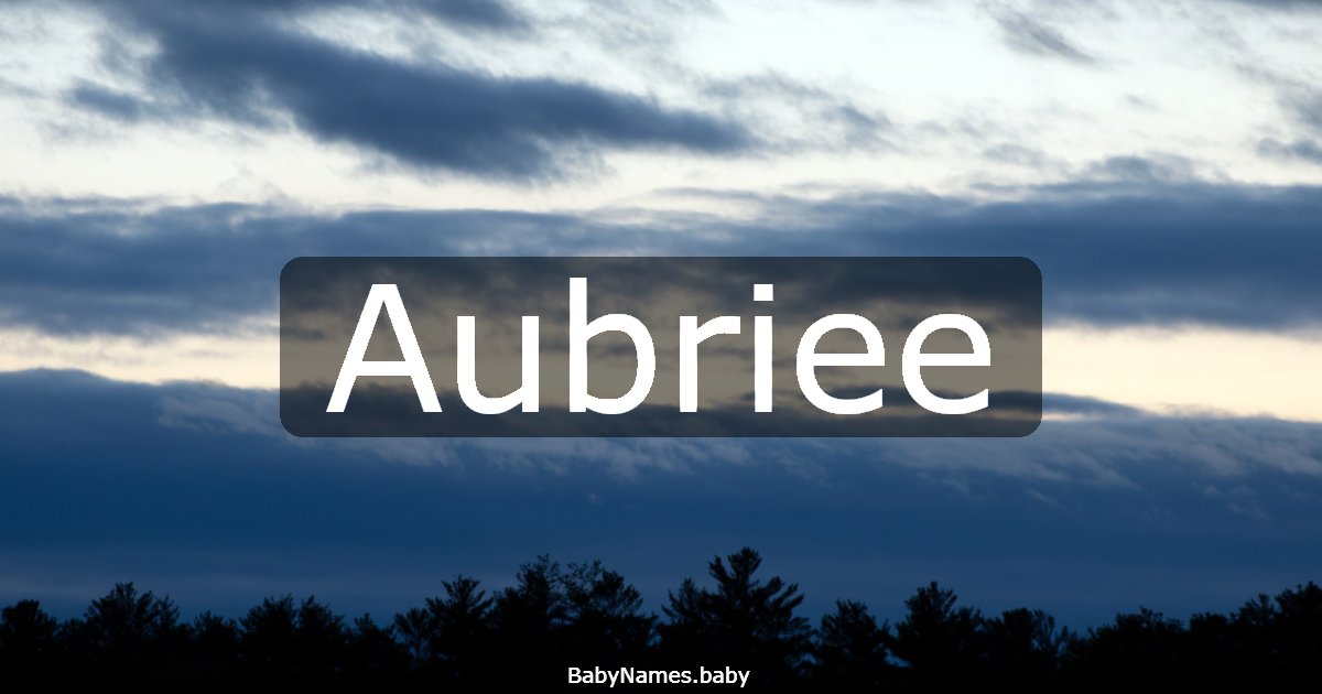 Aubriee