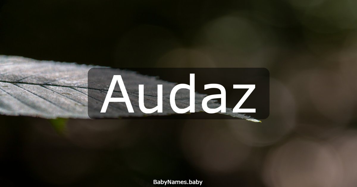 Audaz
