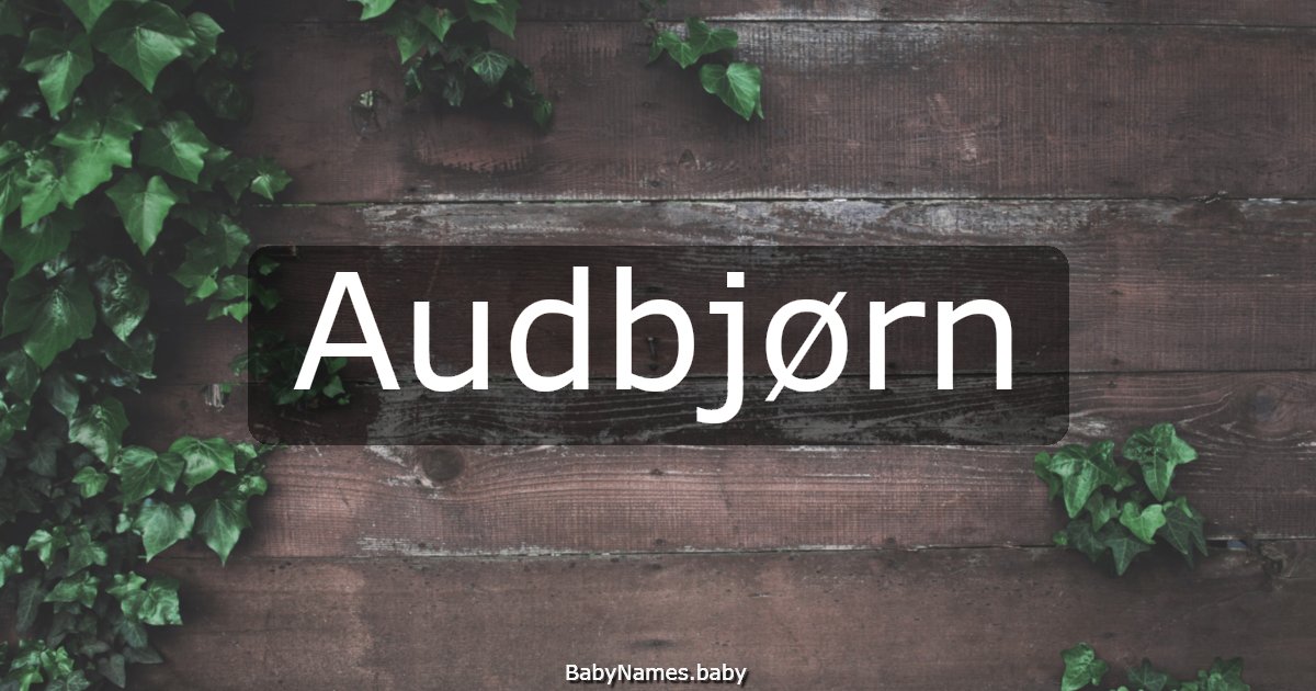 Audbjørn
