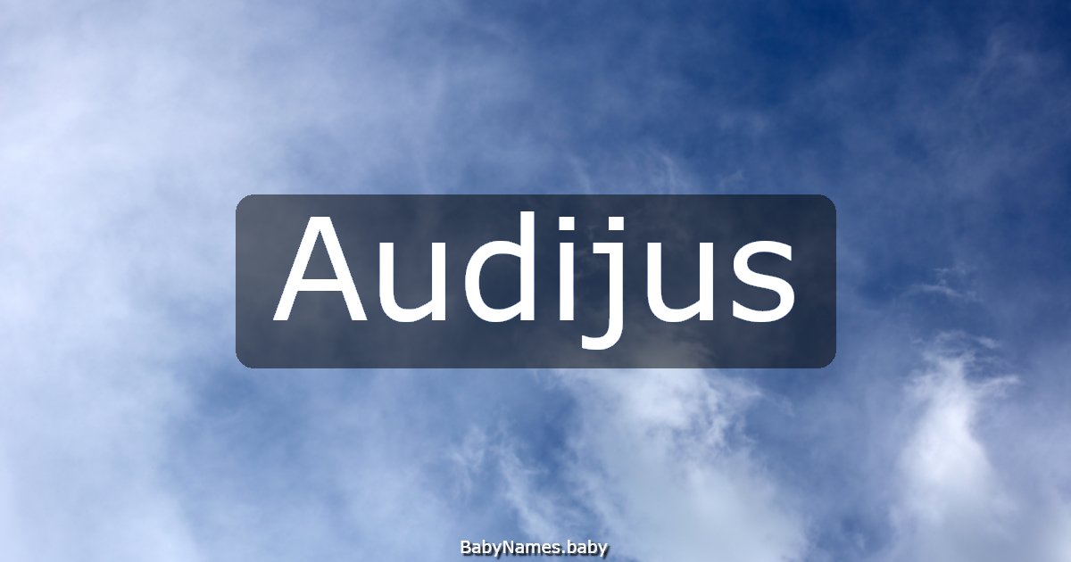 Audijus