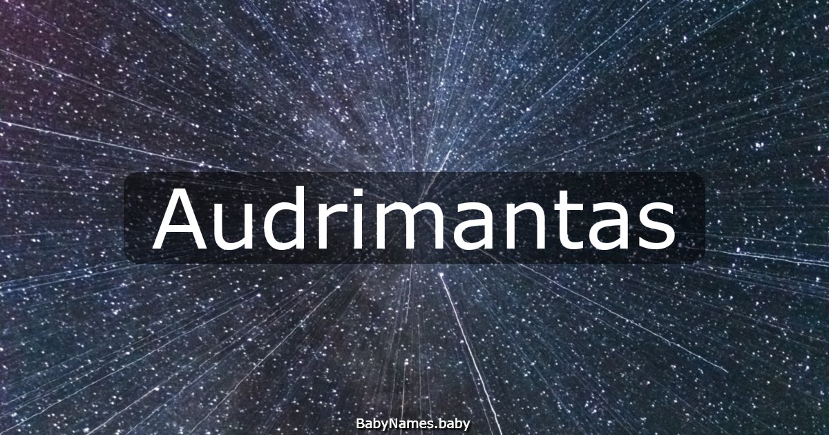 Audrimantas