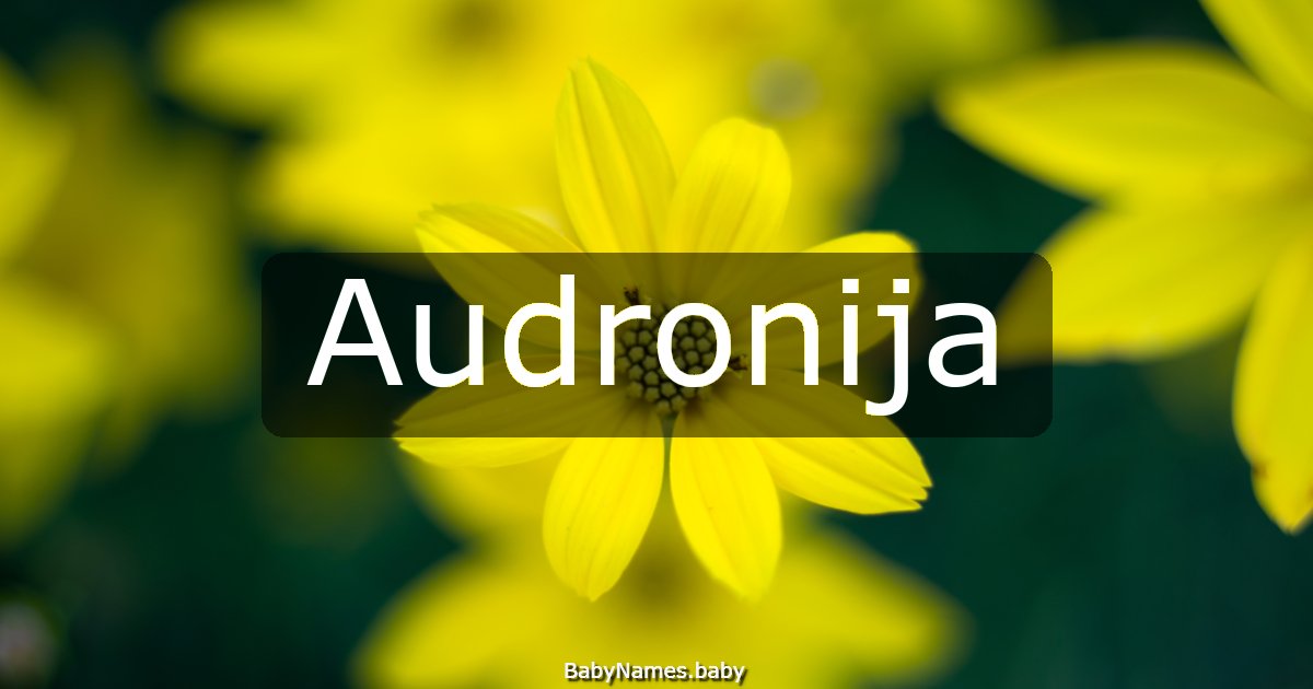 Audronija