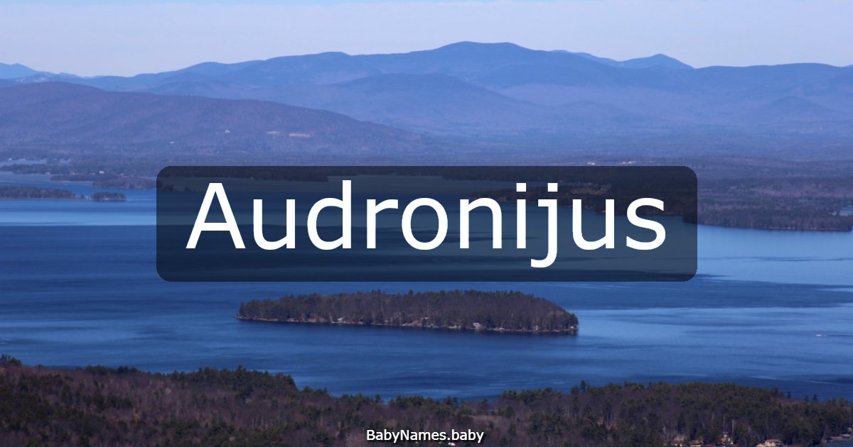 Audronijus