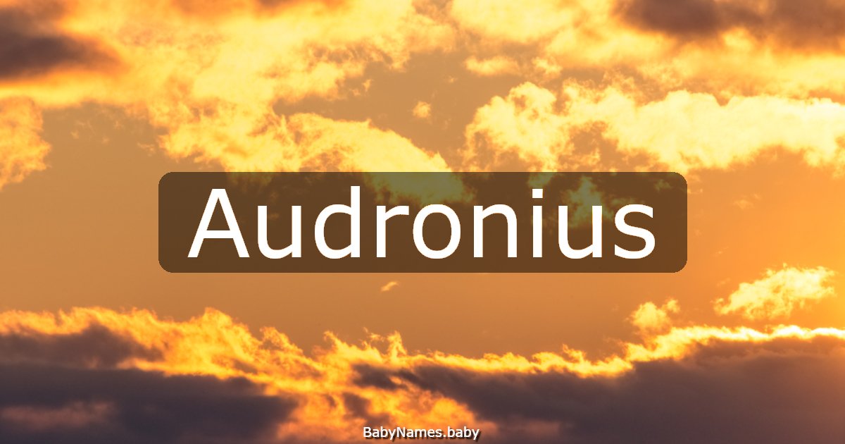 Audronius