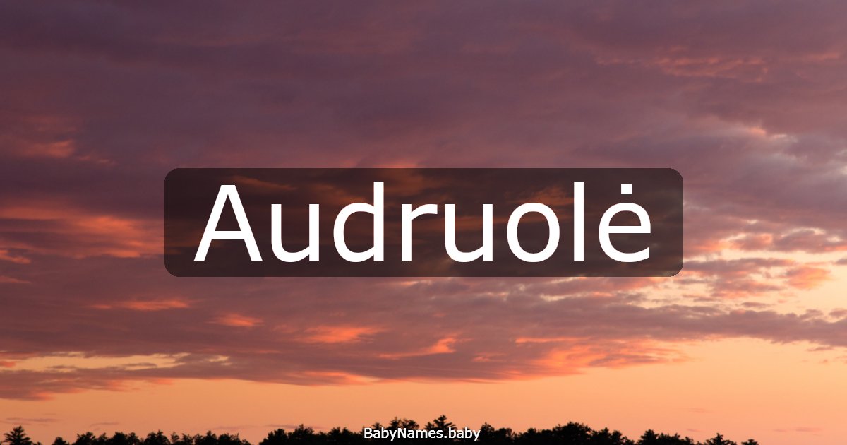 Audruolė