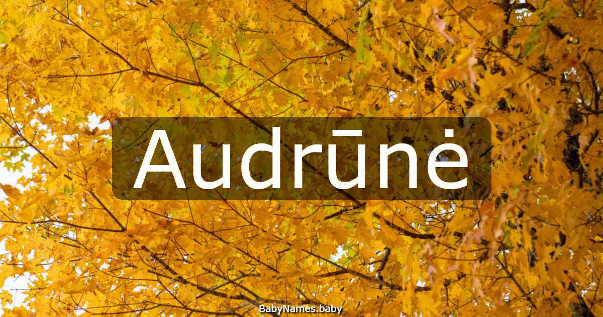 Audrūnė