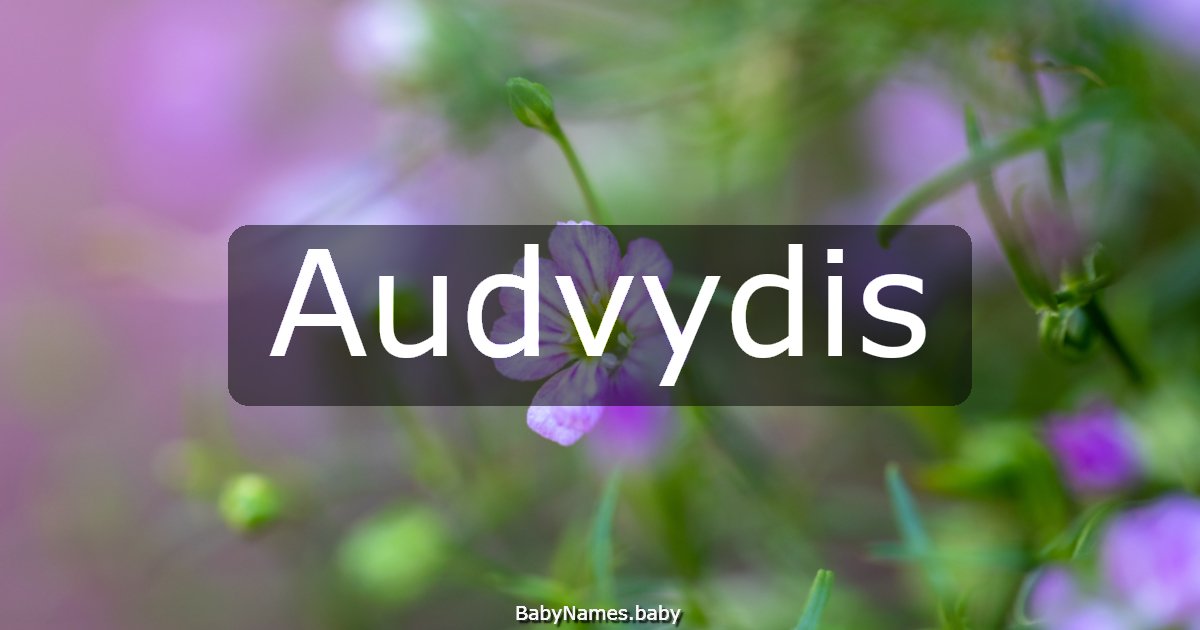 Audvydis