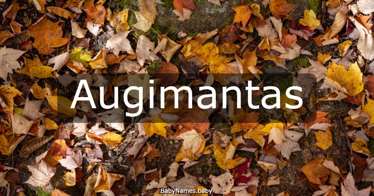 Augimantas