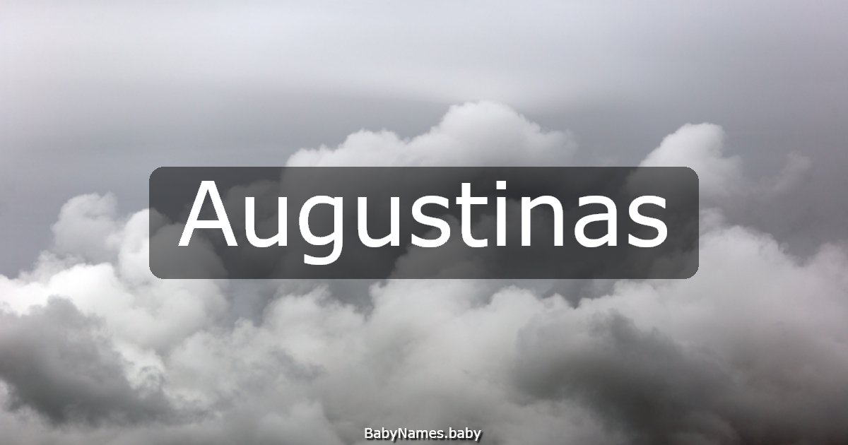 Augustinas