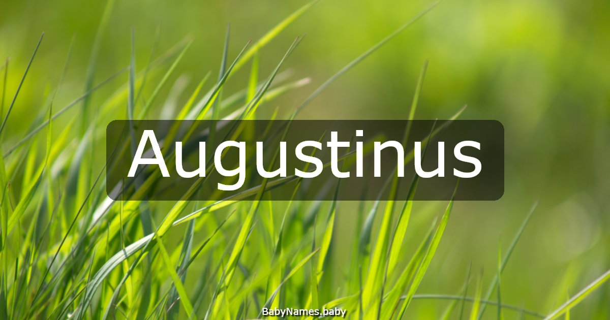 Augustinus