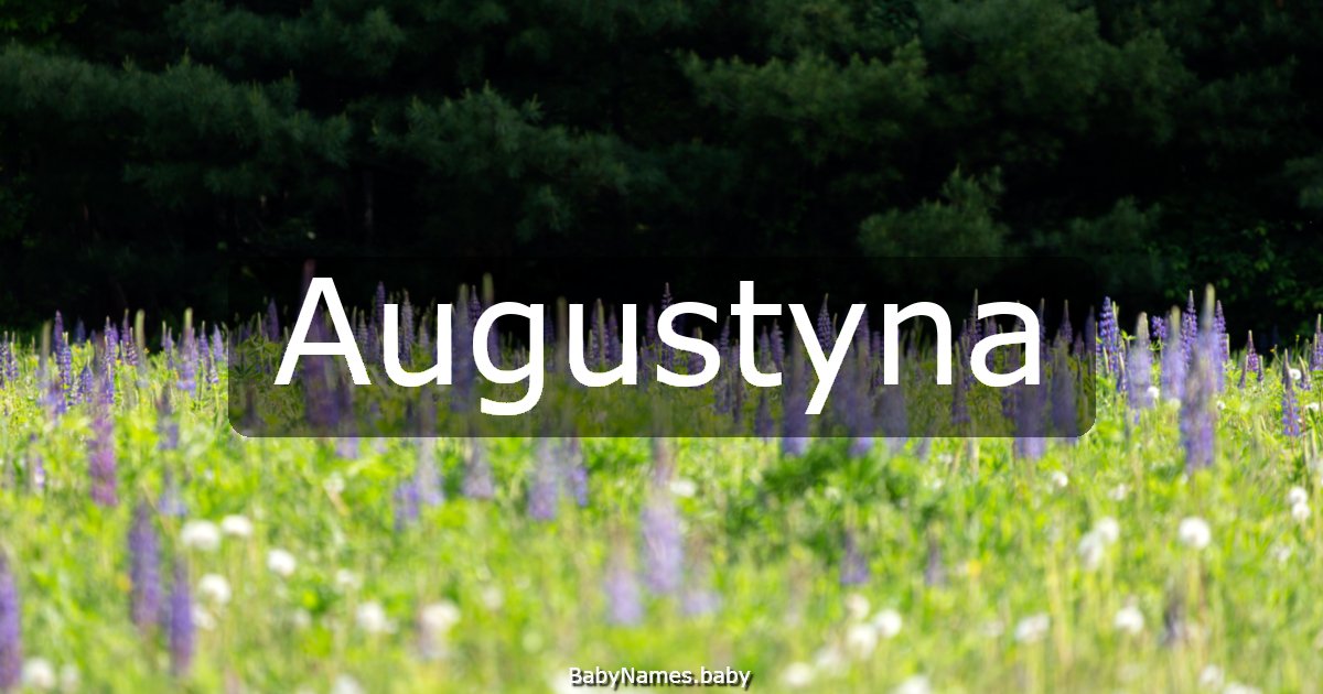 Augustyna