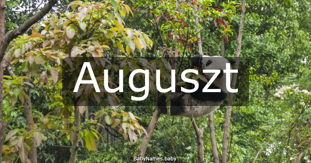 Auguszt