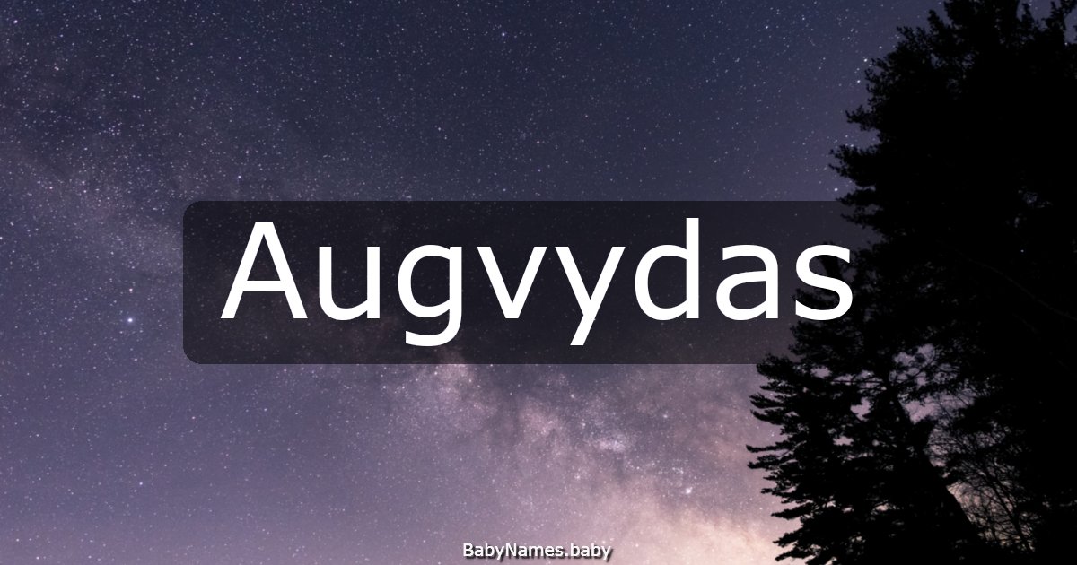Augvydas