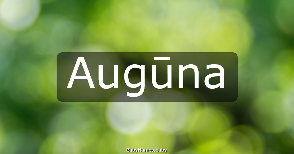Augūna