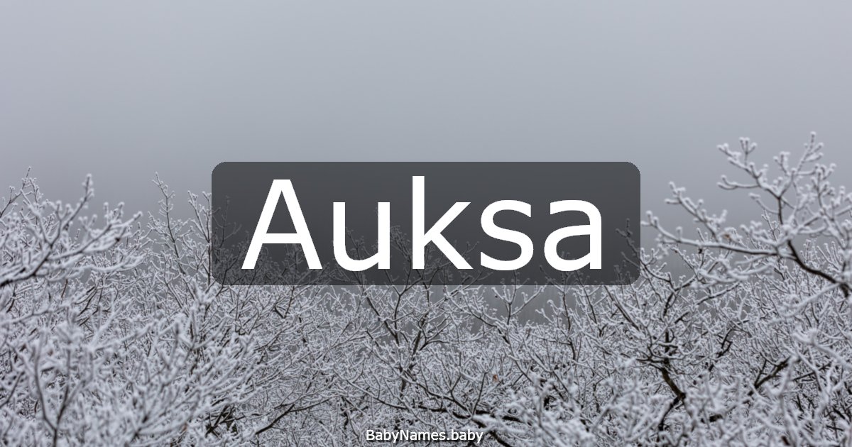 Auksa