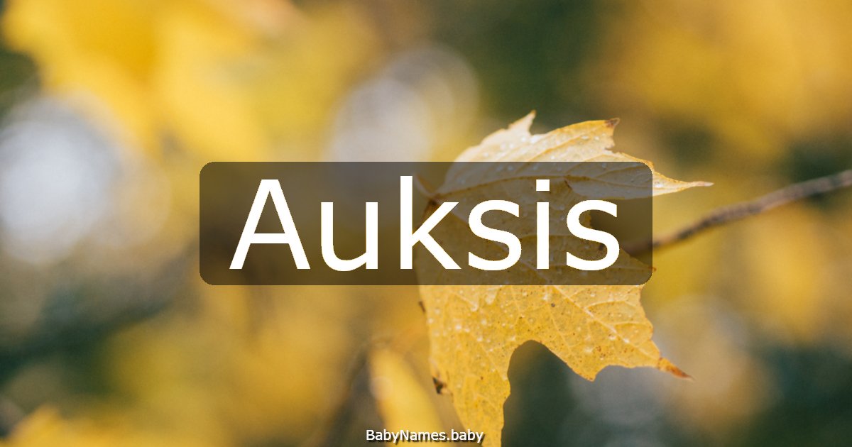 Auksis