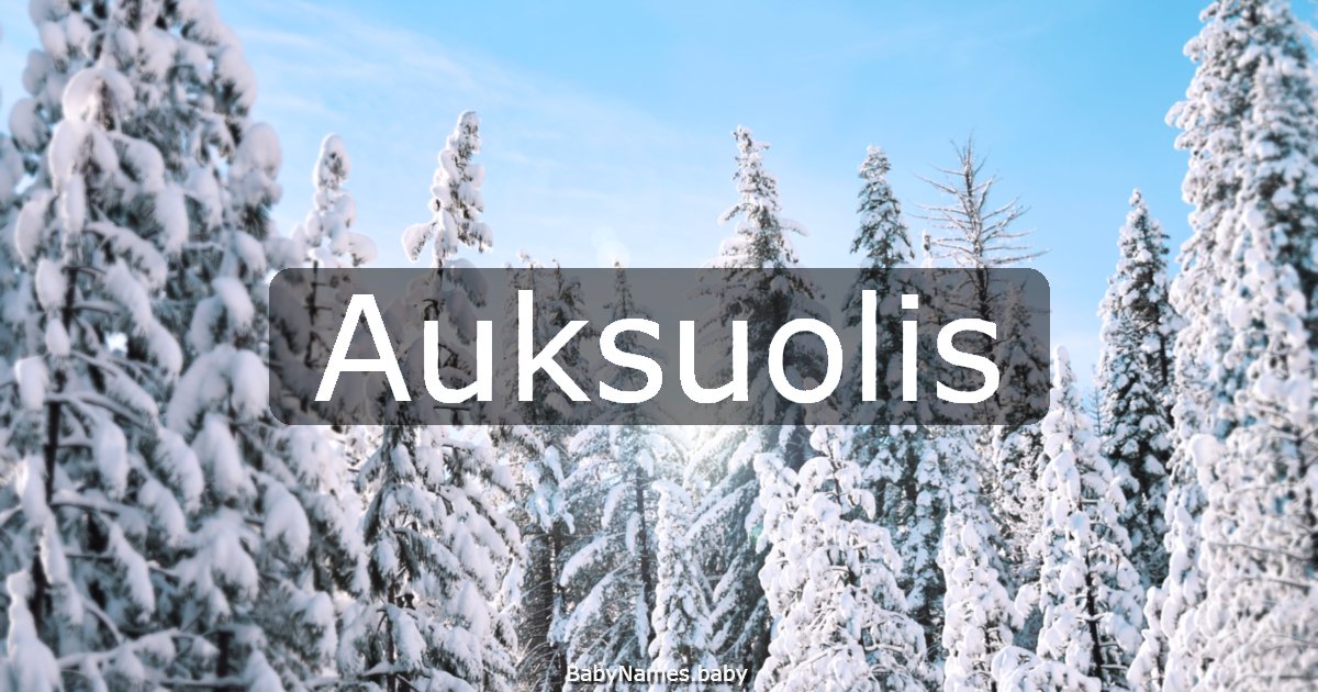 Auksuolis