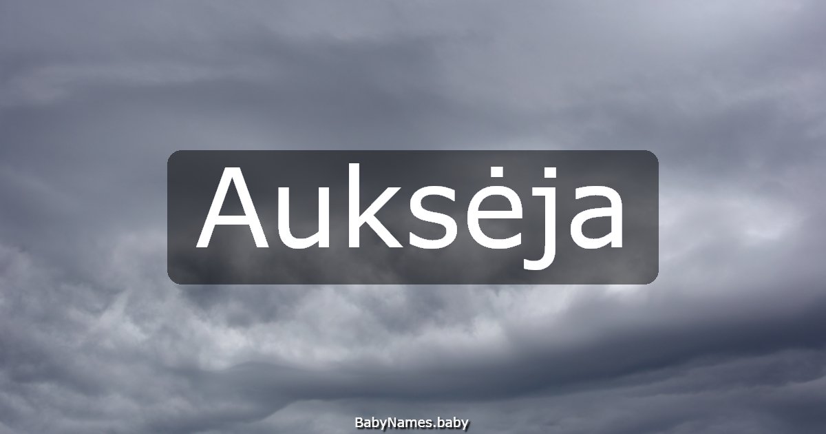 Auksėja