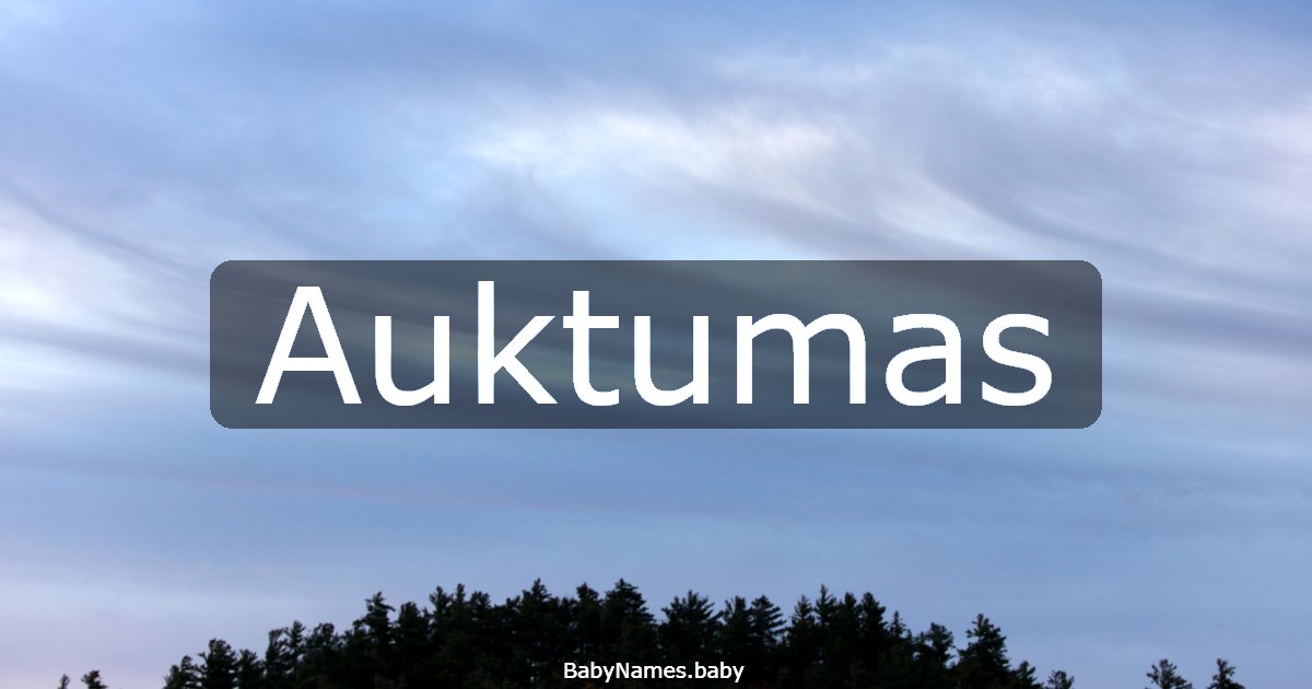 Auktumas