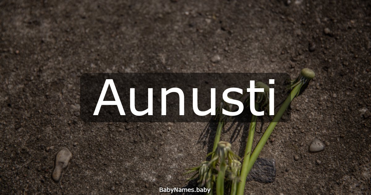 Aunusti