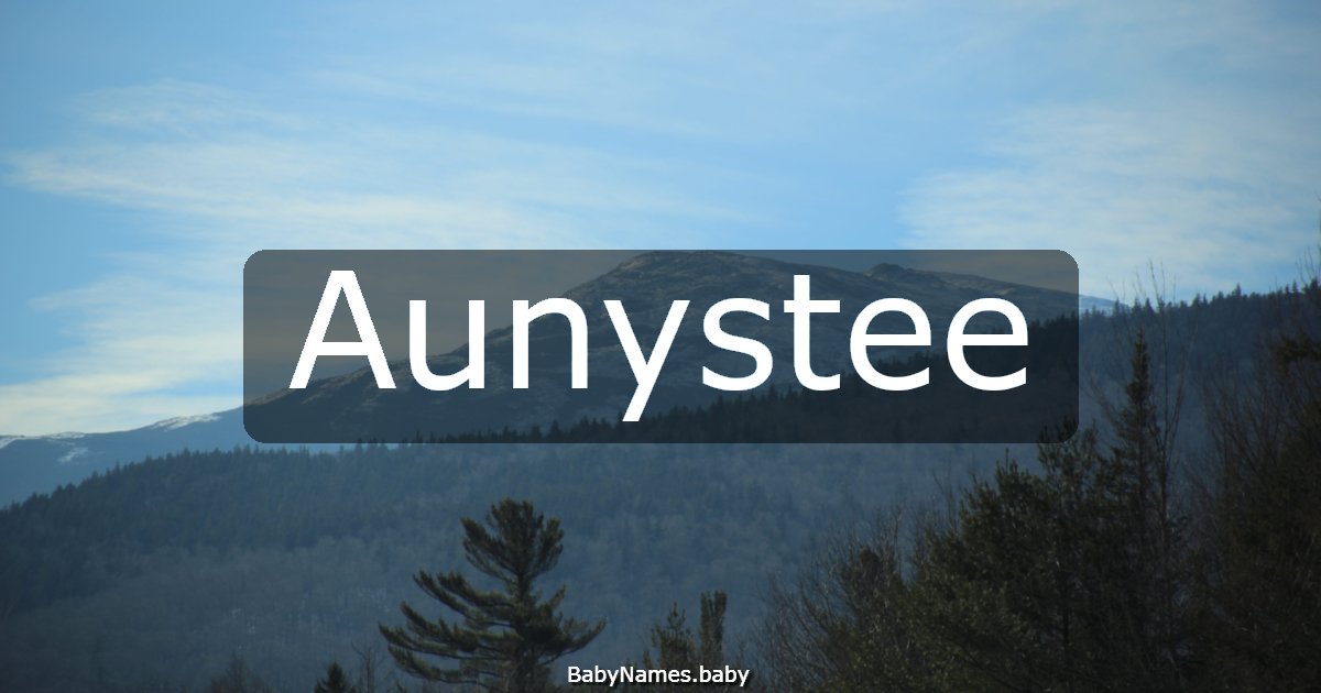 Aunystee