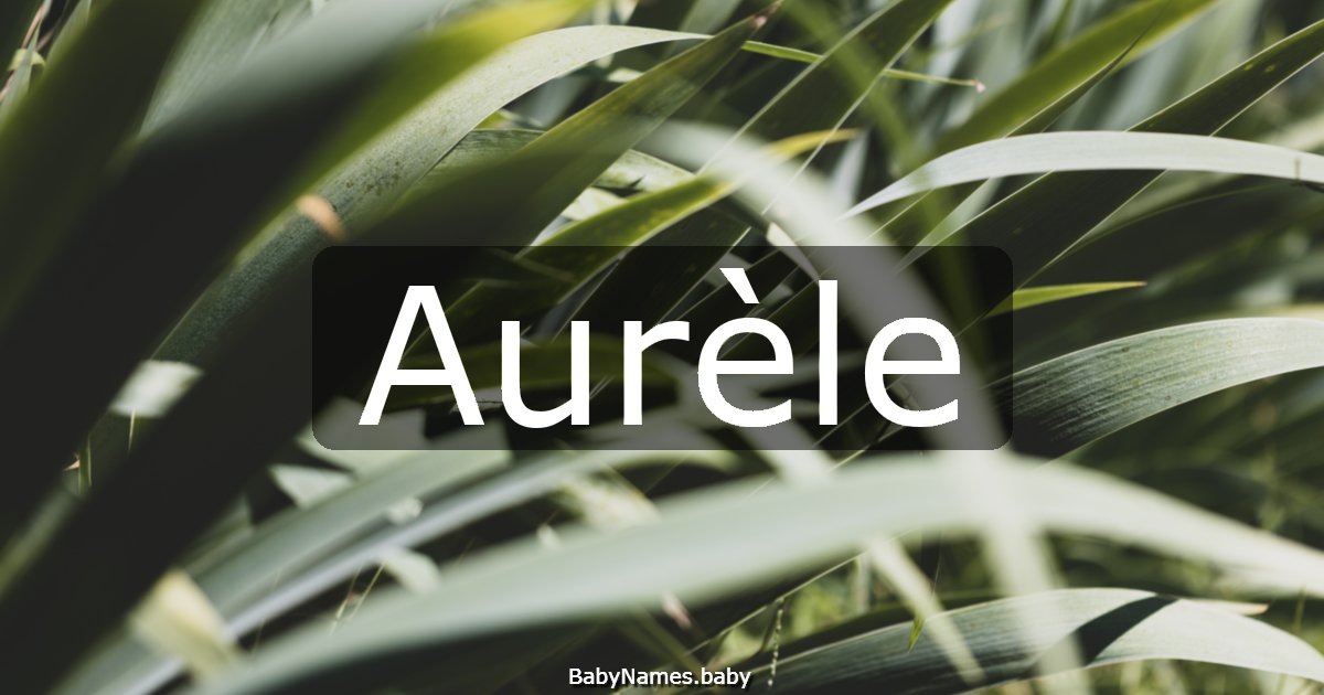 Aurèle