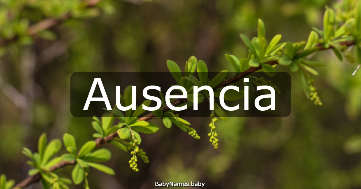 Ausencia