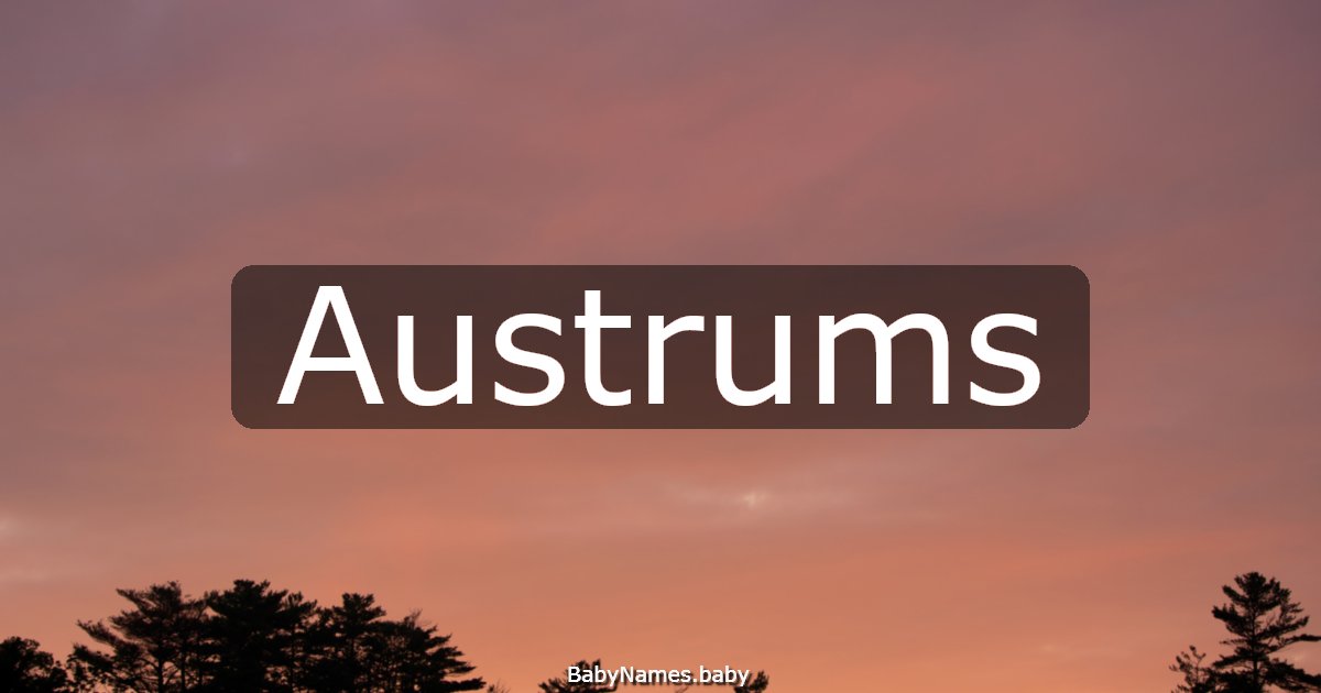 Austrums