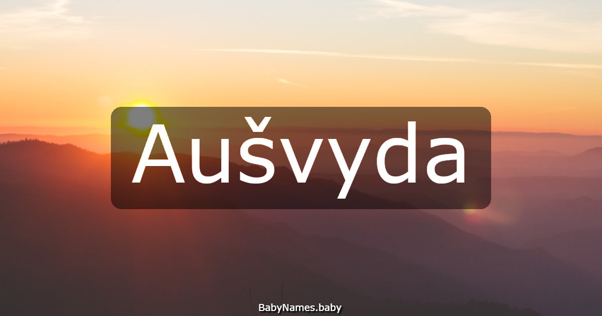 Aušvyda