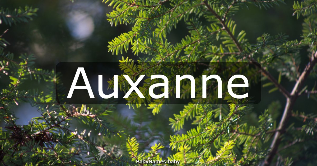 Auxanne