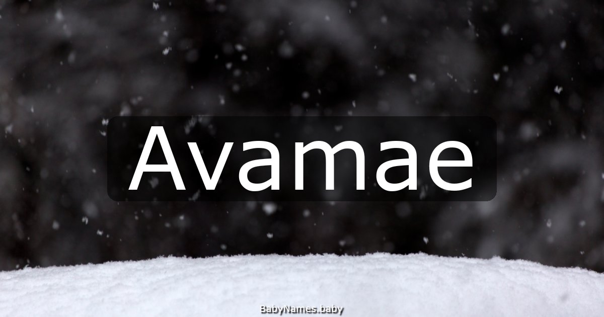 Avamae