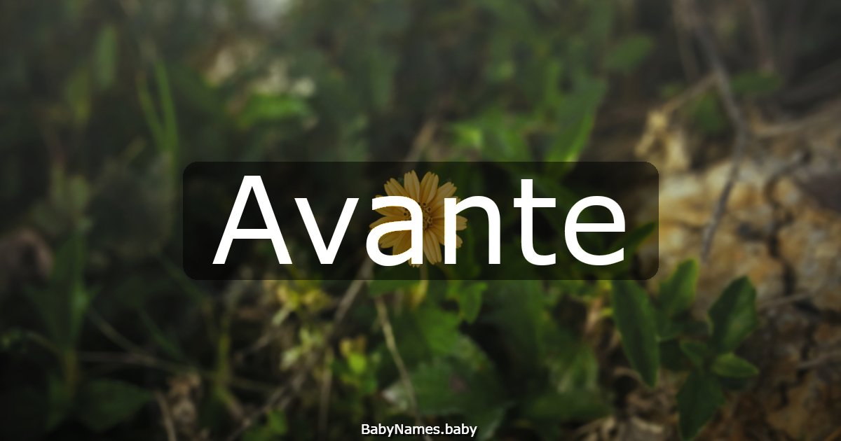Avante