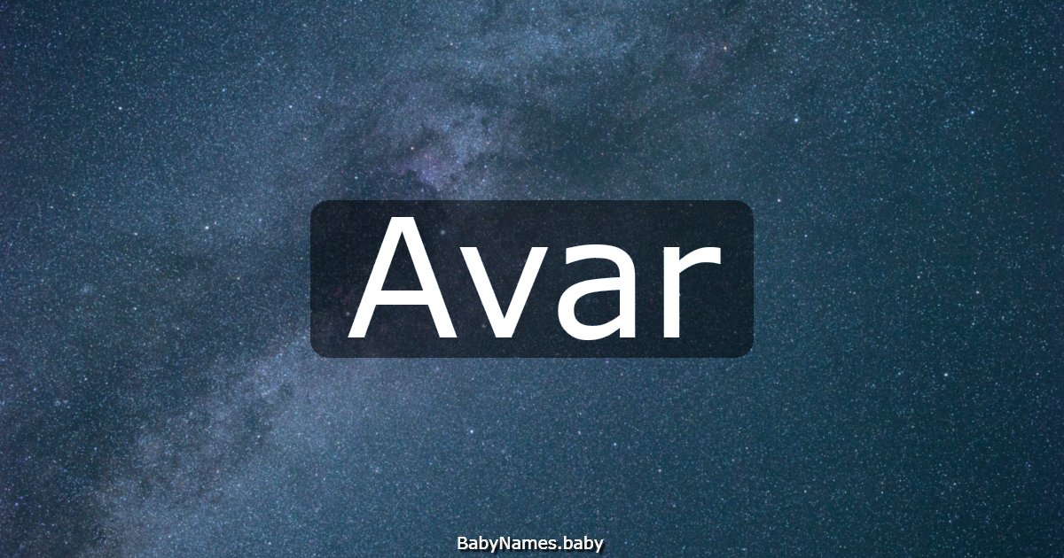 Avar